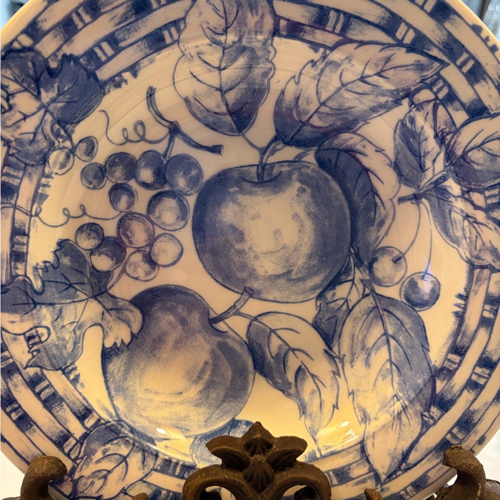 Pier 1 Imports Cream Ceramic Plate - Picture 2 of 6